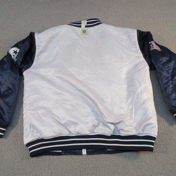 Dallas Cowboys Gridiron Reversible Jacket – Men’s Large – White/Blue – NFL Class - Picture 14 of 16
